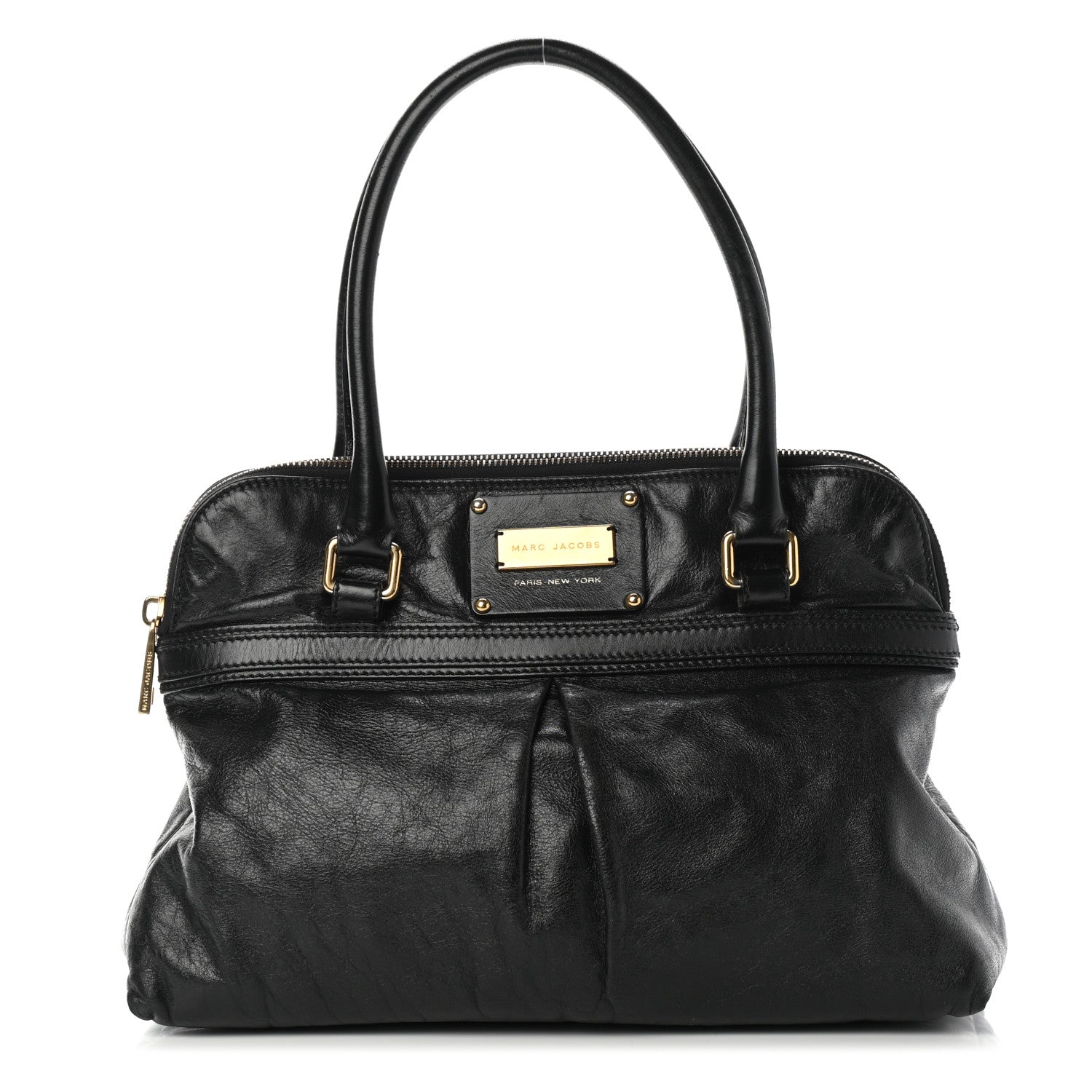 Marc Jacobs Calfskin Palais Royal Lorna Shoulder Bag Black 1 of 6