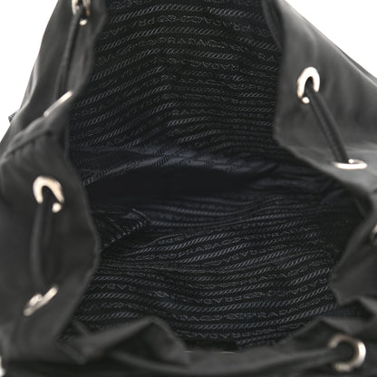 Prada Tessuto Nylon Grommet Backpack Black 2 of 8