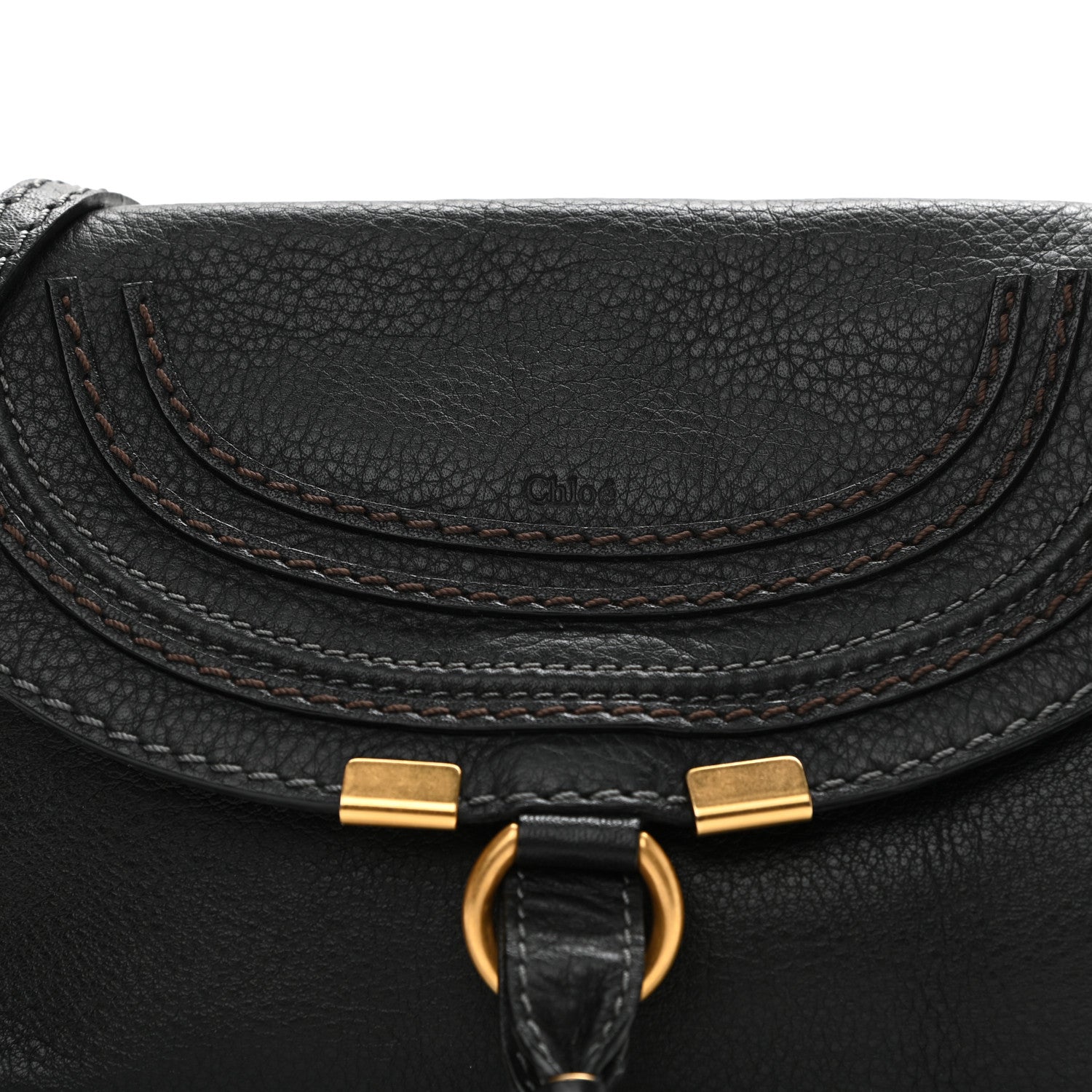 Chloe Calfskin Marcie Pochette Crossbody Bag Black 8 of 10