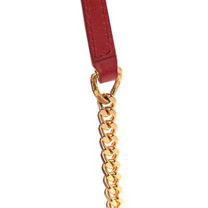 Saint Laurent Smooth Calfskin Classic Monogram Kate Tassel Chain Wallet New Lipstick 20 of 20