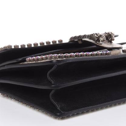 Gucci GG Supreme Monogram Crystal Small Dionysus Shoulder Bag Black 8 of 12