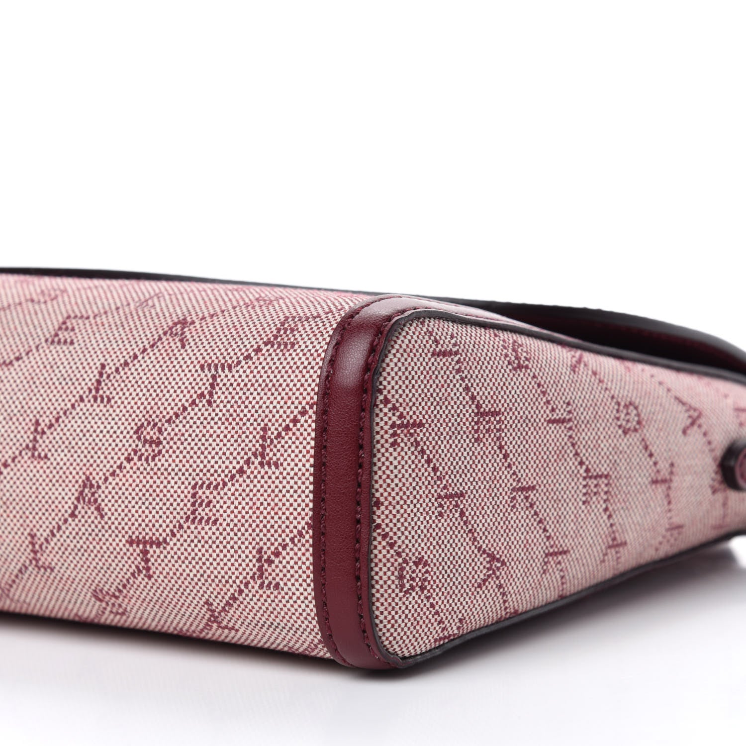 Stella McCartney Canvas Logo Crossbody Bag Burgundy 7 of 10