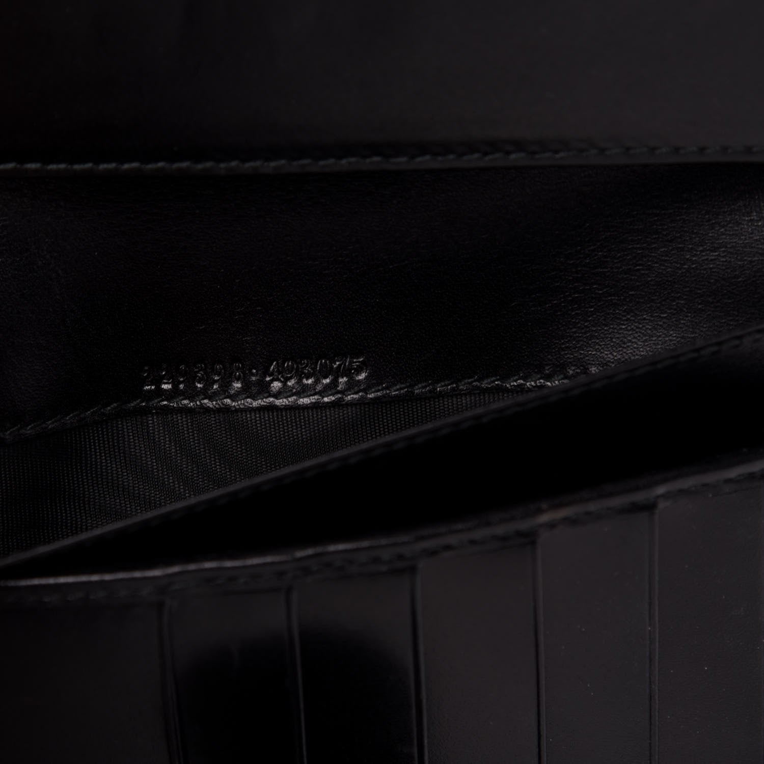 Gucci Calfskin GG Continental Wallet Black 7 of 10