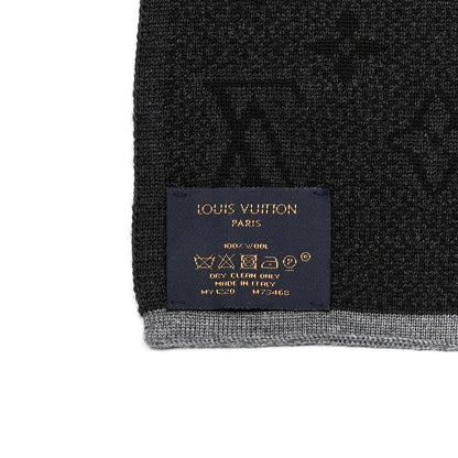 Louis Vuitton Wool My Monogram Eclipse Scarf Grey 4 of 4