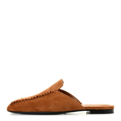 Hermes Suede Goatskin Womens Declic Mule 39.5 1 of 8