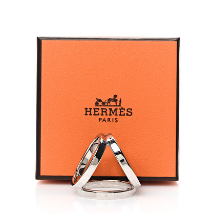 Hermes Palladium Trio Scarf Ring 4 of 4