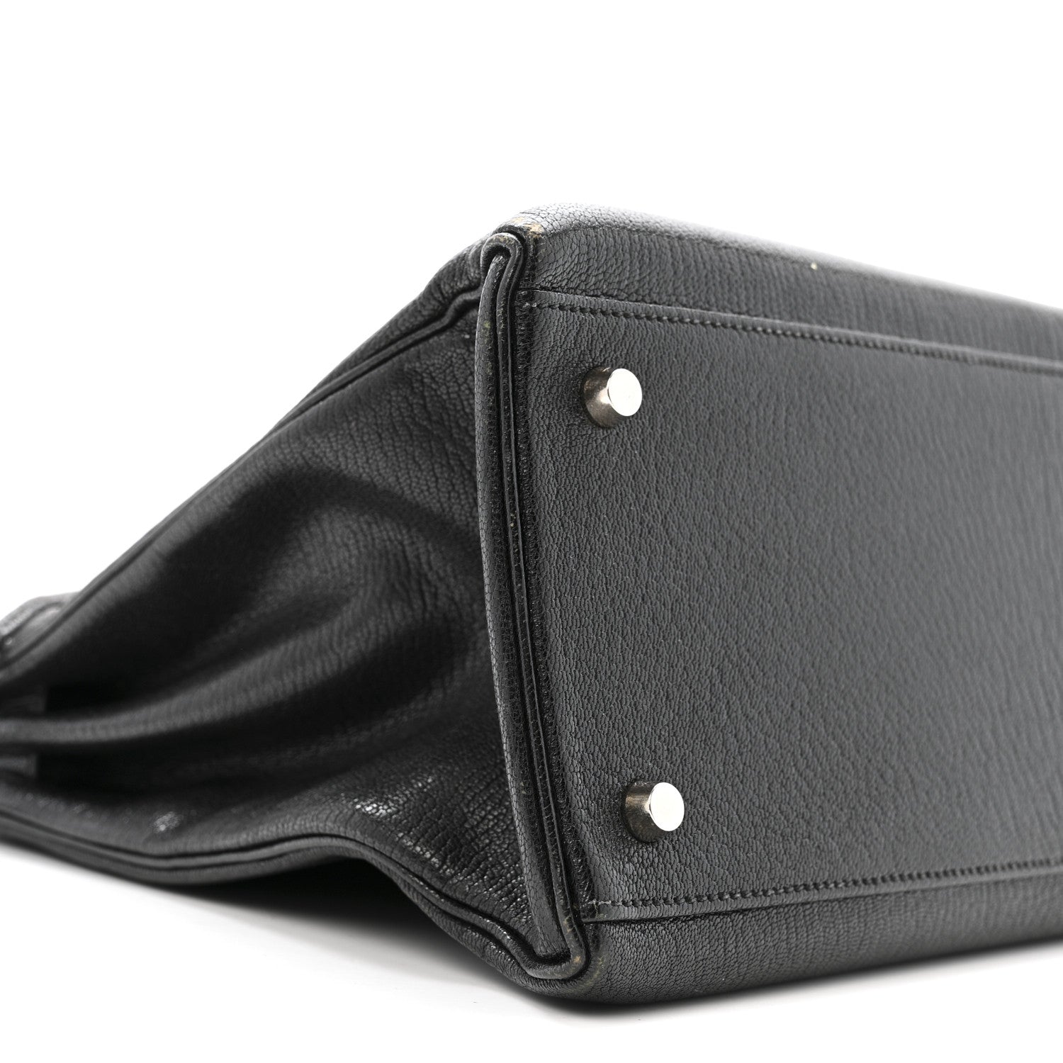 Hermes Chevre De Coromandel Kelly Retourne 35 Black 9 of 19