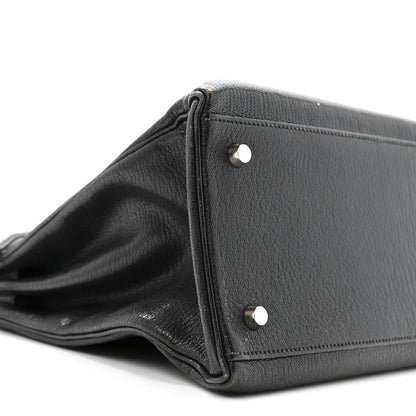 Hermes Chevre De Coromandel Kelly Retourne 35 Black 9 of 19