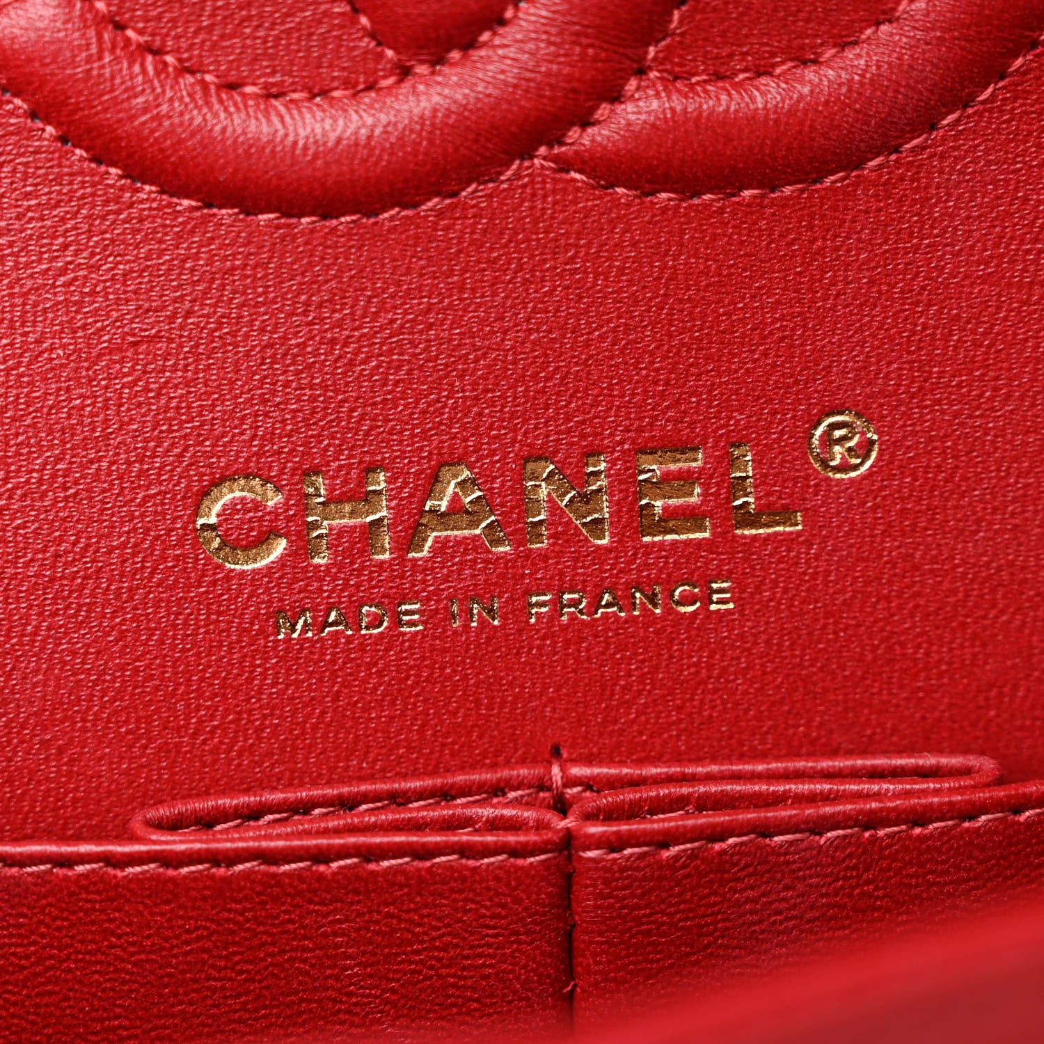 Chanel Lambskin Quilted Small Double Flap Red 6 of 11
