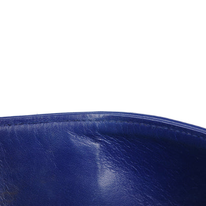 Chanel Lambskin Quilted Medium Double Flap Blue 9 of 11