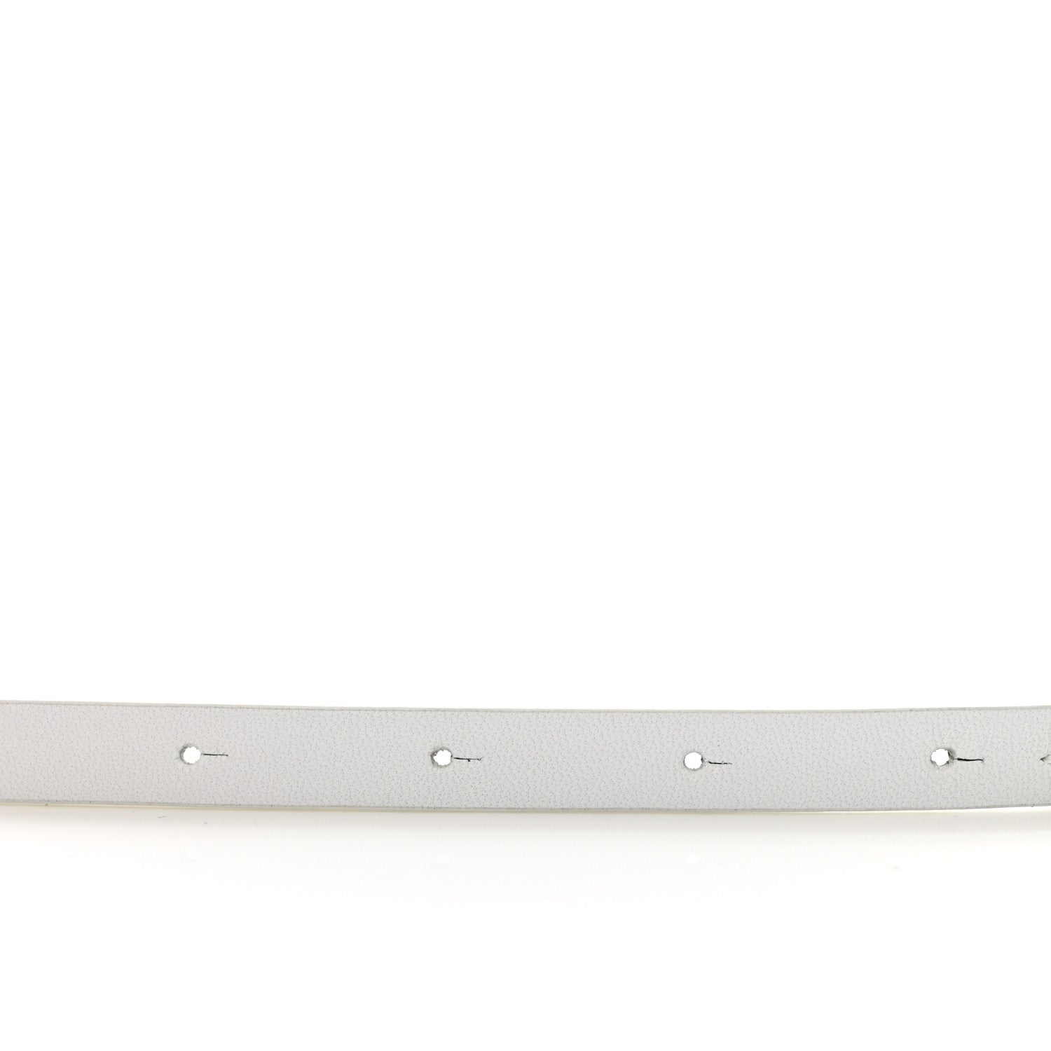 Chanel Calfskin Metal CC Chain Belt 80/32 White 5 of 6
