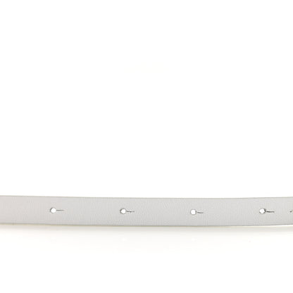 Chanel Calfskin Metal CC Chain Belt 80/32 White 5 of 6