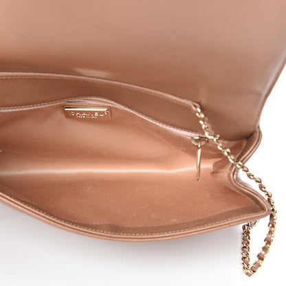 Chanel Metallic Calfskin CC Small Flap Bronze 4 of 16