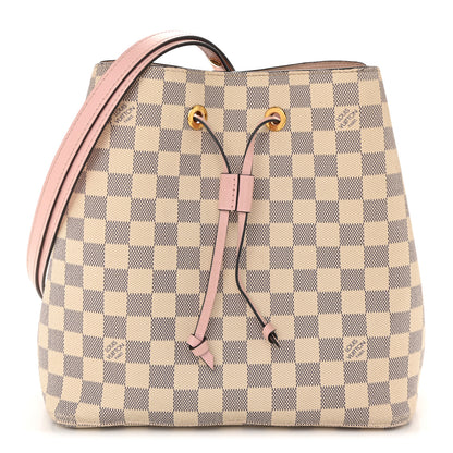 Louis Vuitton Damier Azur Neonoe MM Eau De Rose 1 of 15