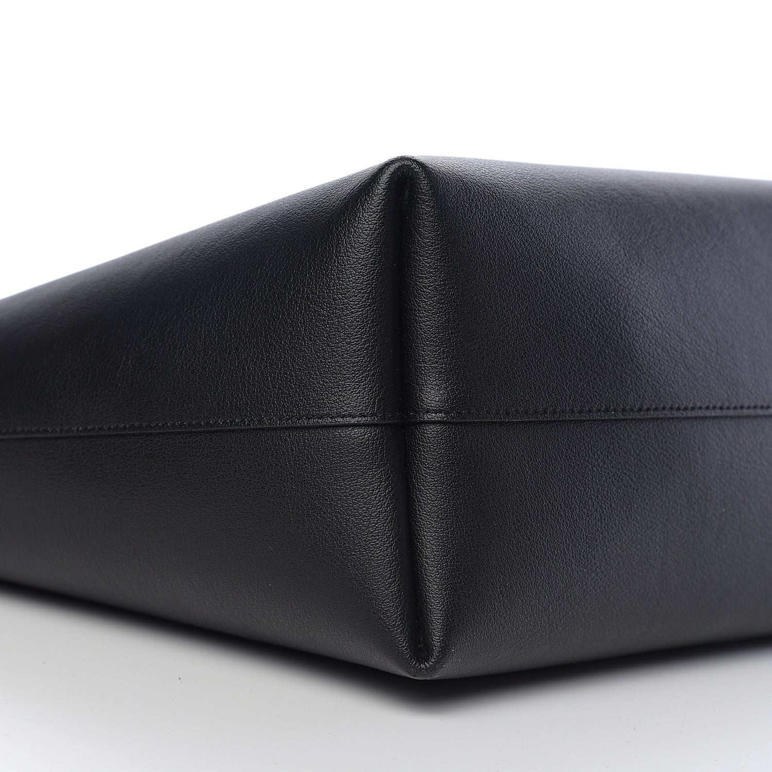 Saint Laurent Calfskin Large Shopping Tote Black 8 of 9