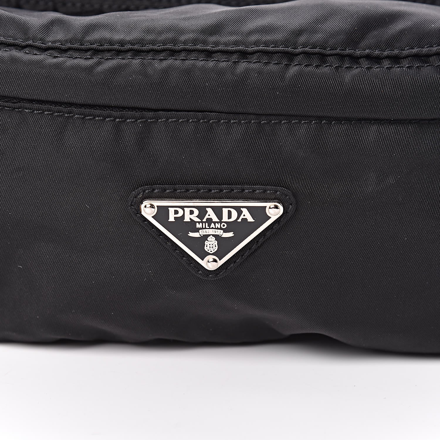 Prada Tessuto Nylon Montagna Belt Bag Black 10 of 10