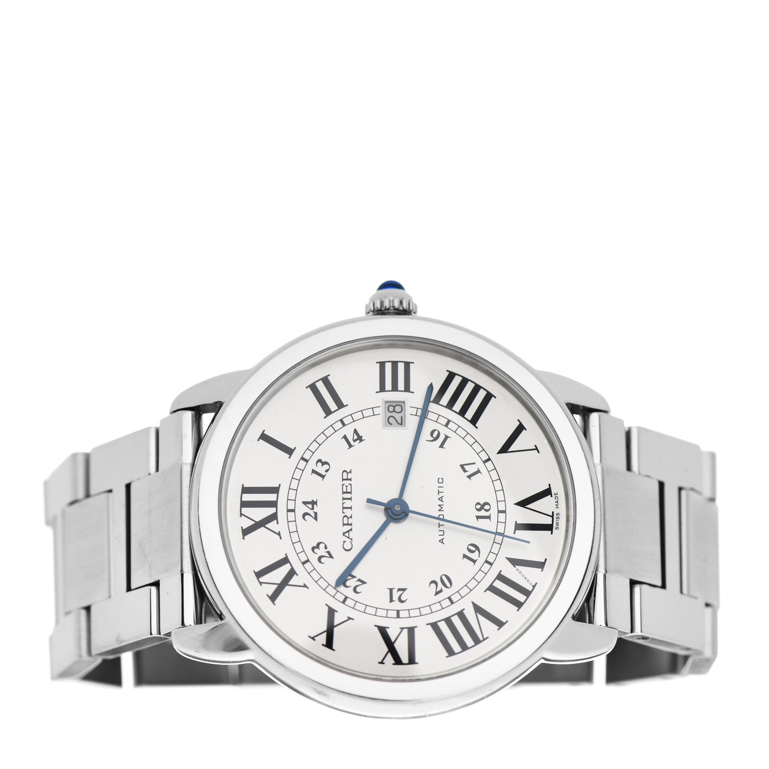 Cartier Stainless Steel 42mm Ronde Solo Automatic Watch 2 of 4