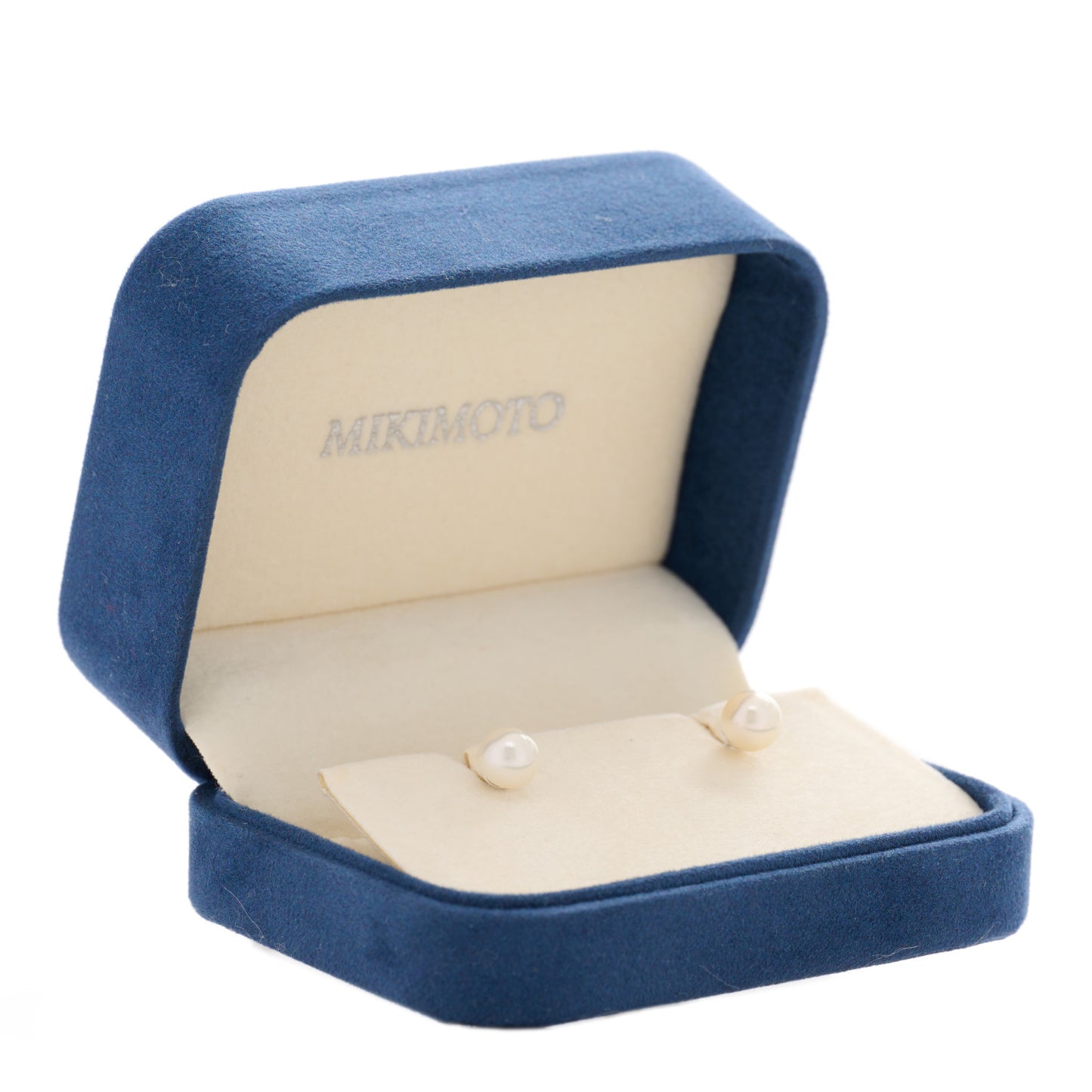 18K White Gold 6-6.5mm Akoya Pearl Stud Earrings