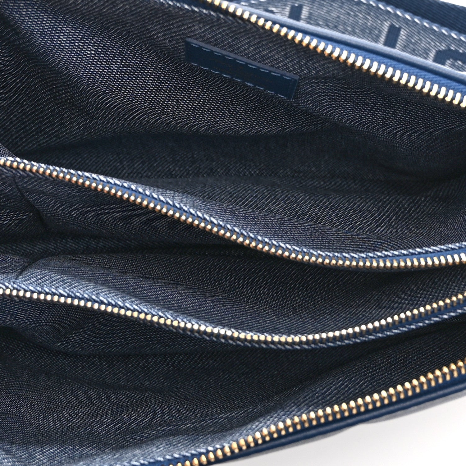 Louis Vuitton Lambskin Embossed Monogram Coussin PM Denim Blue 5 of 9