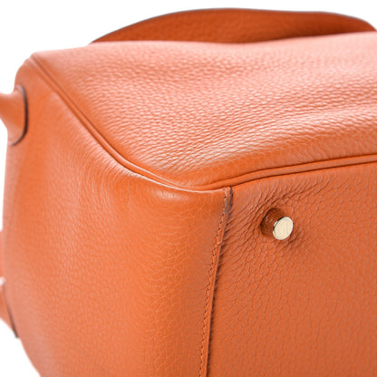 Hermes Taurillon Clemence Lindy 30 Orange 9 of 12