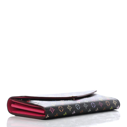 Louis Vuitton Monogram Multicolor Sarah Wallet NM Black Grenade 4 of 6