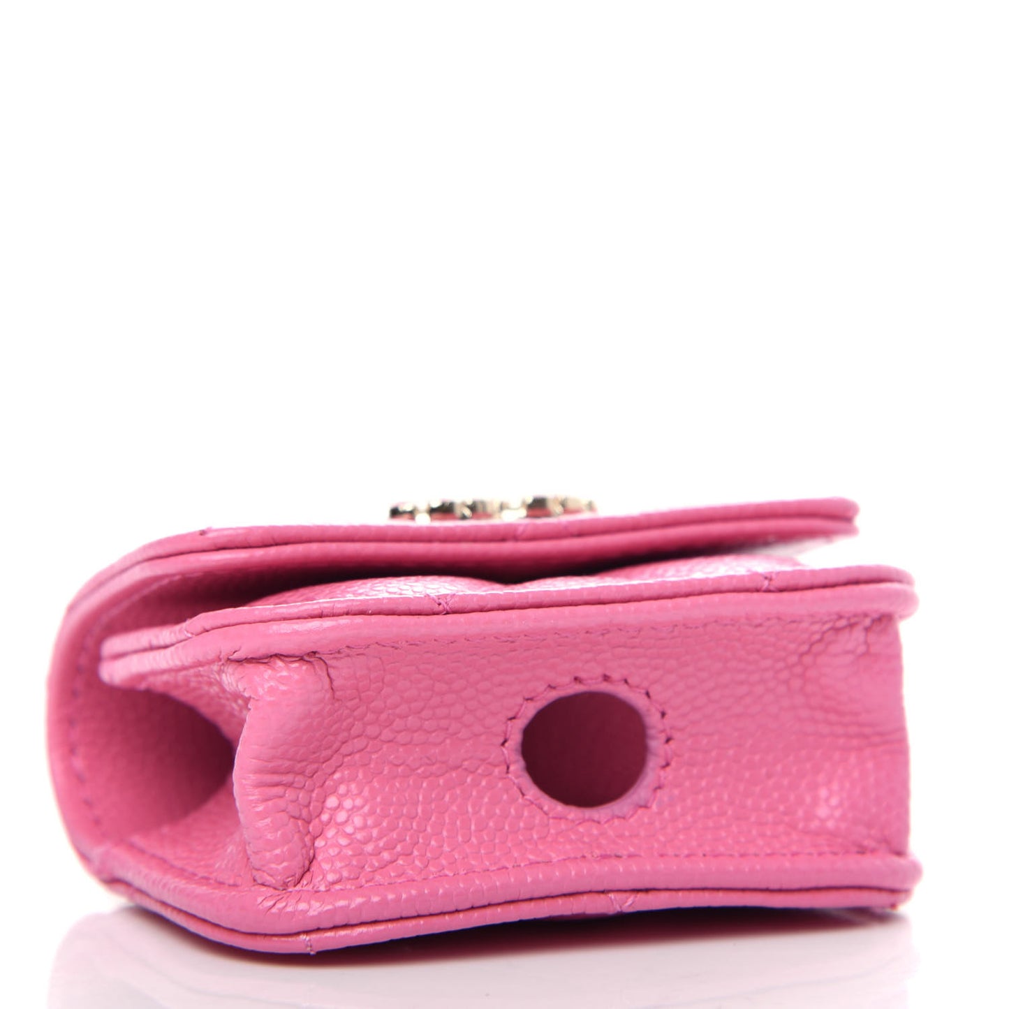 Caviar Quilted Crystal CC Airpods Pro Case Pink