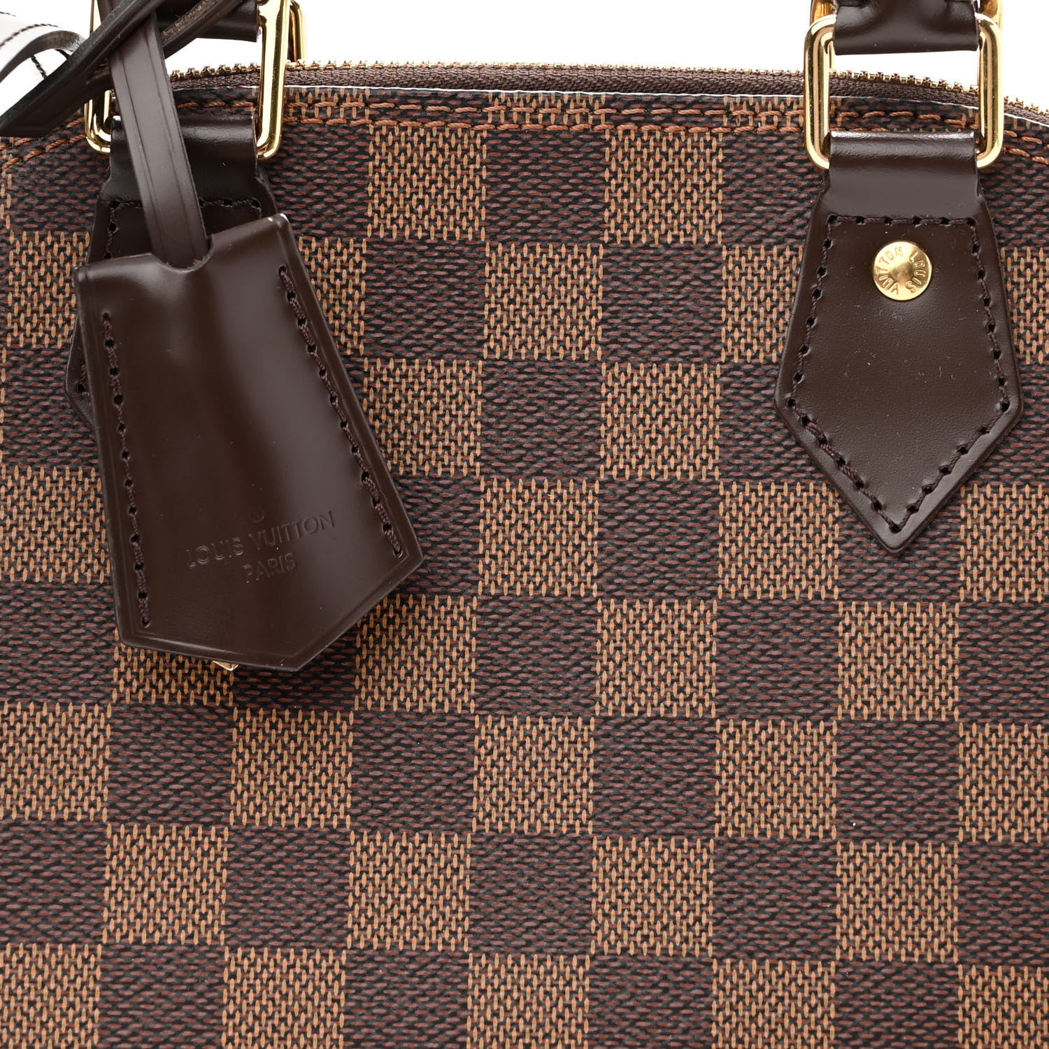 Louis Vuitton Damier Ebene Alma BB 7 of 9