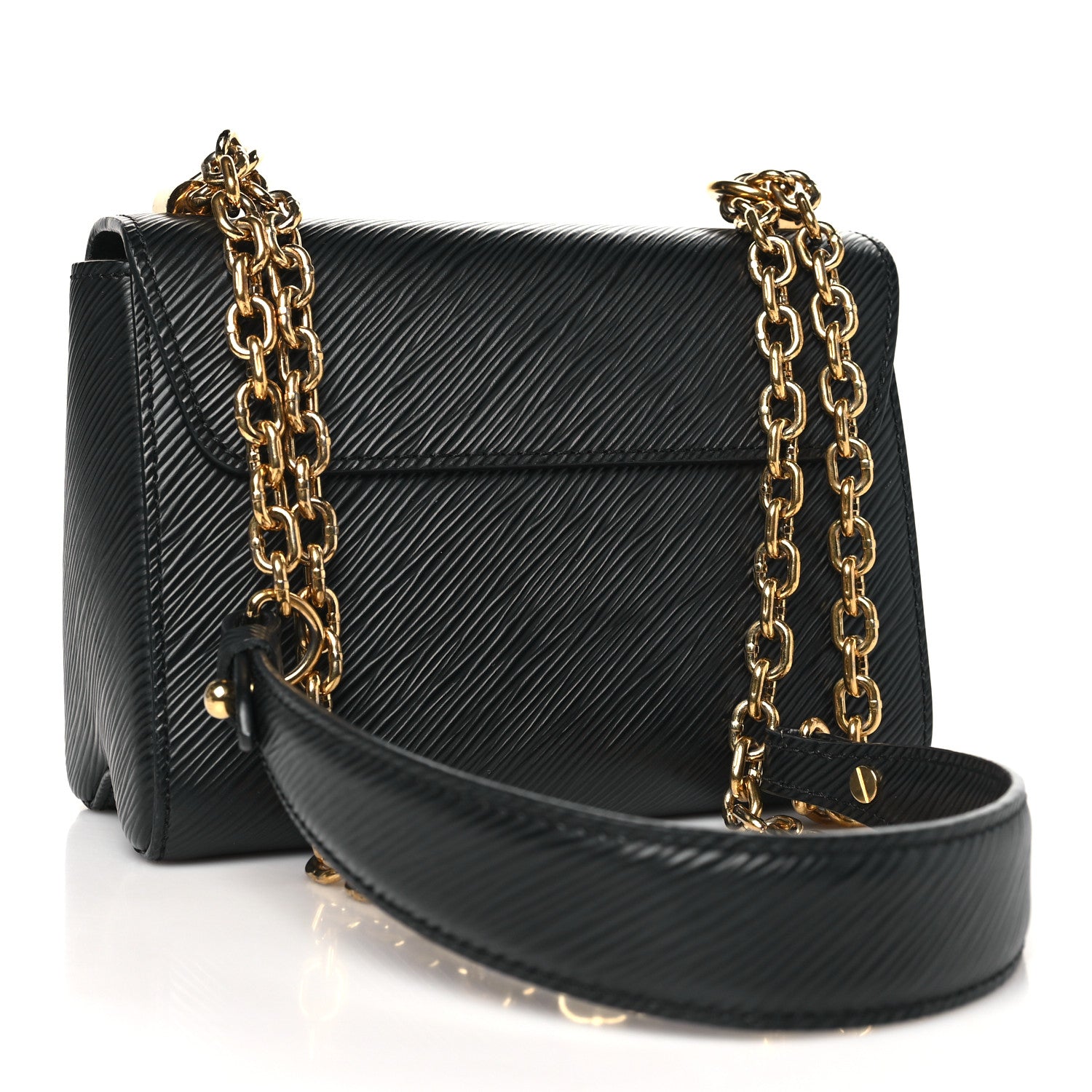 Louis Vuitton Epi Twist Shoulder Bag PM Black 4 of 9