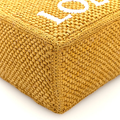 Loewe X PAULA'S IBIZA Raffia Font Tote Ochre 8 of 9