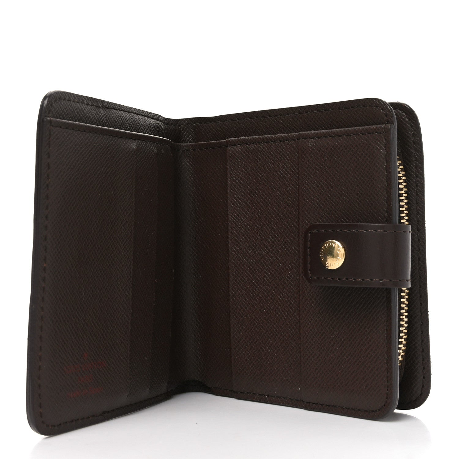 Louis Vuitton Damier Ebene Zippe Zipped Compact Wallet 5 of 6