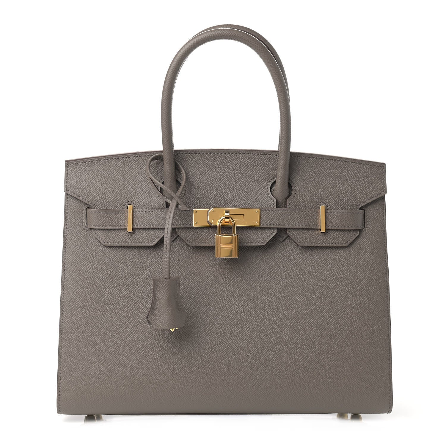 Hermes Epsom Birkin Sellier 30 Etain 1 of 12
