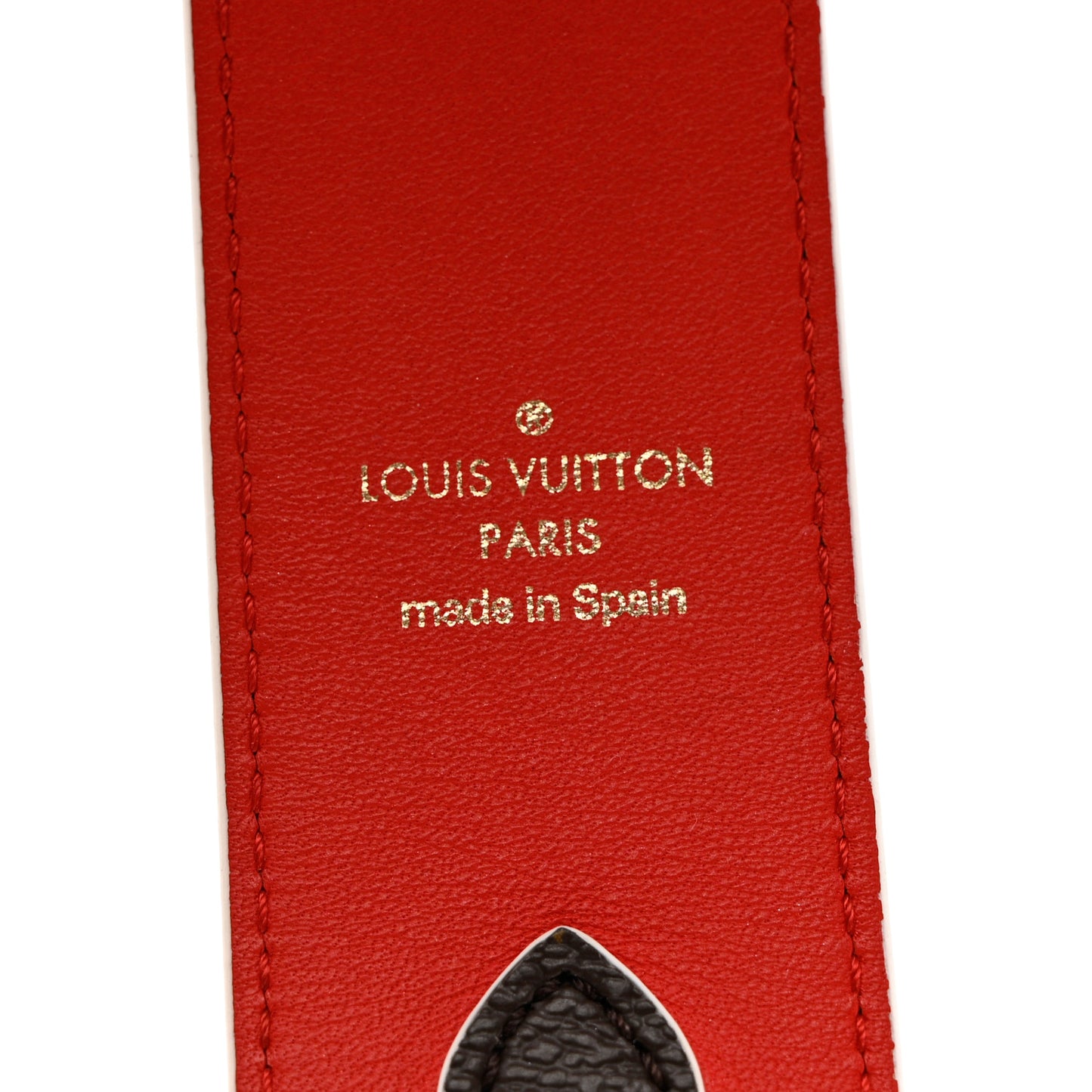 Monogram Bandouliere Shoulder Strap Red