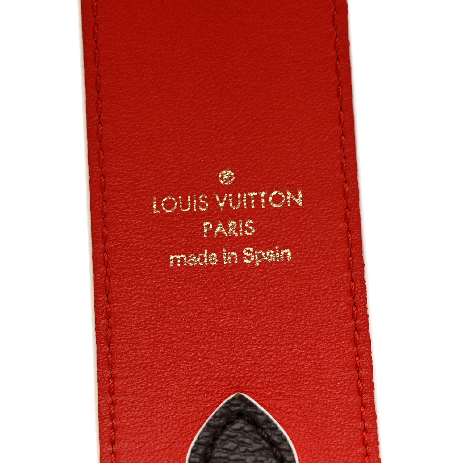 Louis Vuitton Monogram Bandouliere Shoulder Strap Red 4 of 4