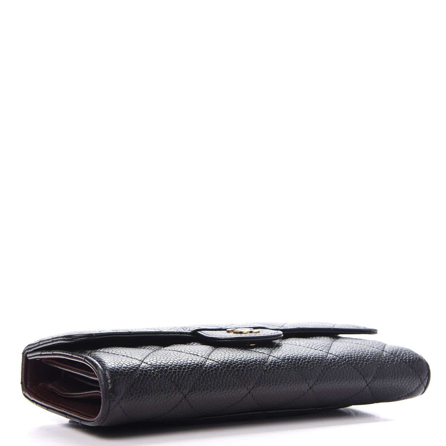 Chanel Caviar Quilted Large Flap Wallet Black 4 of 13