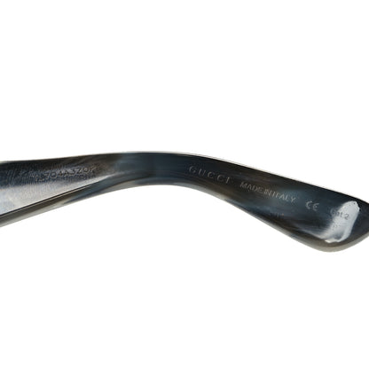 Gucci Crystal Square Frame Sunglasses GG0048S Grey 5 of 8