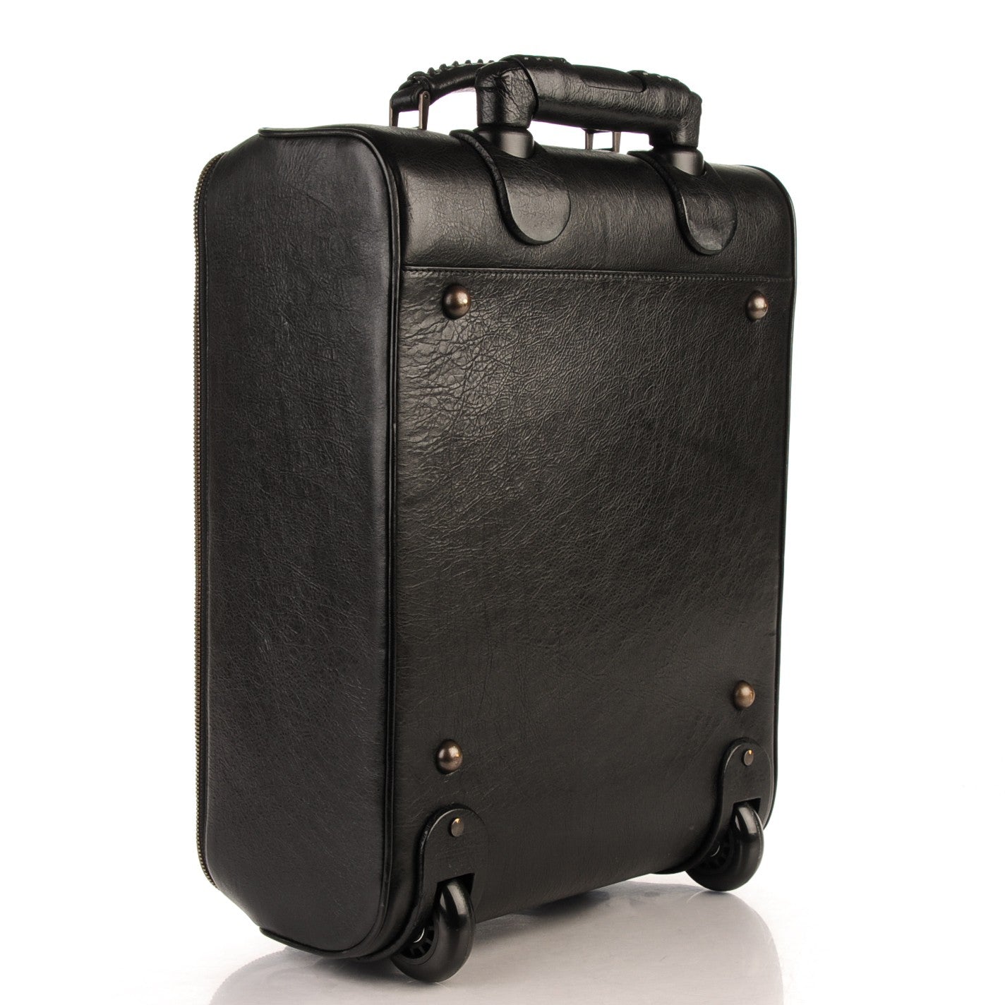 Balenciaga Agneau Classic Hardware Voyage Carry On Trolley Black 3 of 8