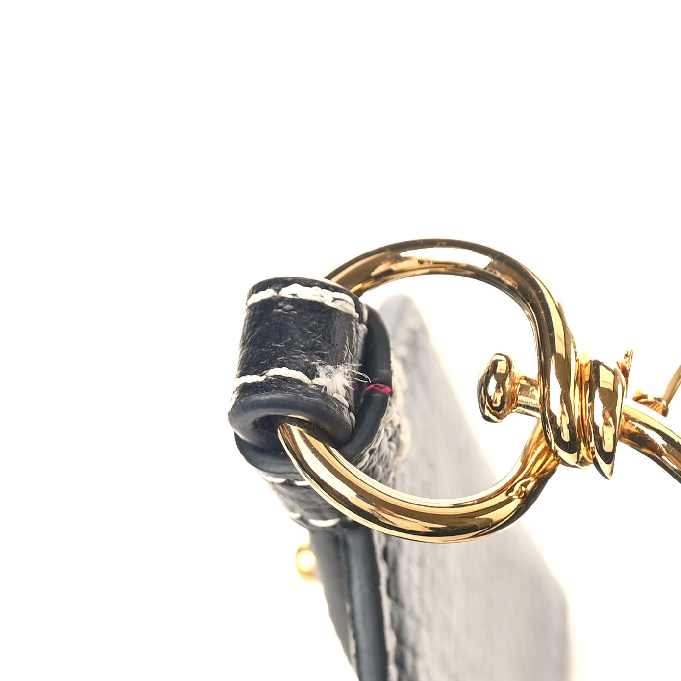 Eco Alter Nappa Perforated Logo Mini Crossbody Black