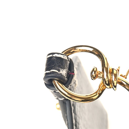 Stella McCartney Eco Alter Nappa Perforated Logo Mini Crossbody Black 10 of 10