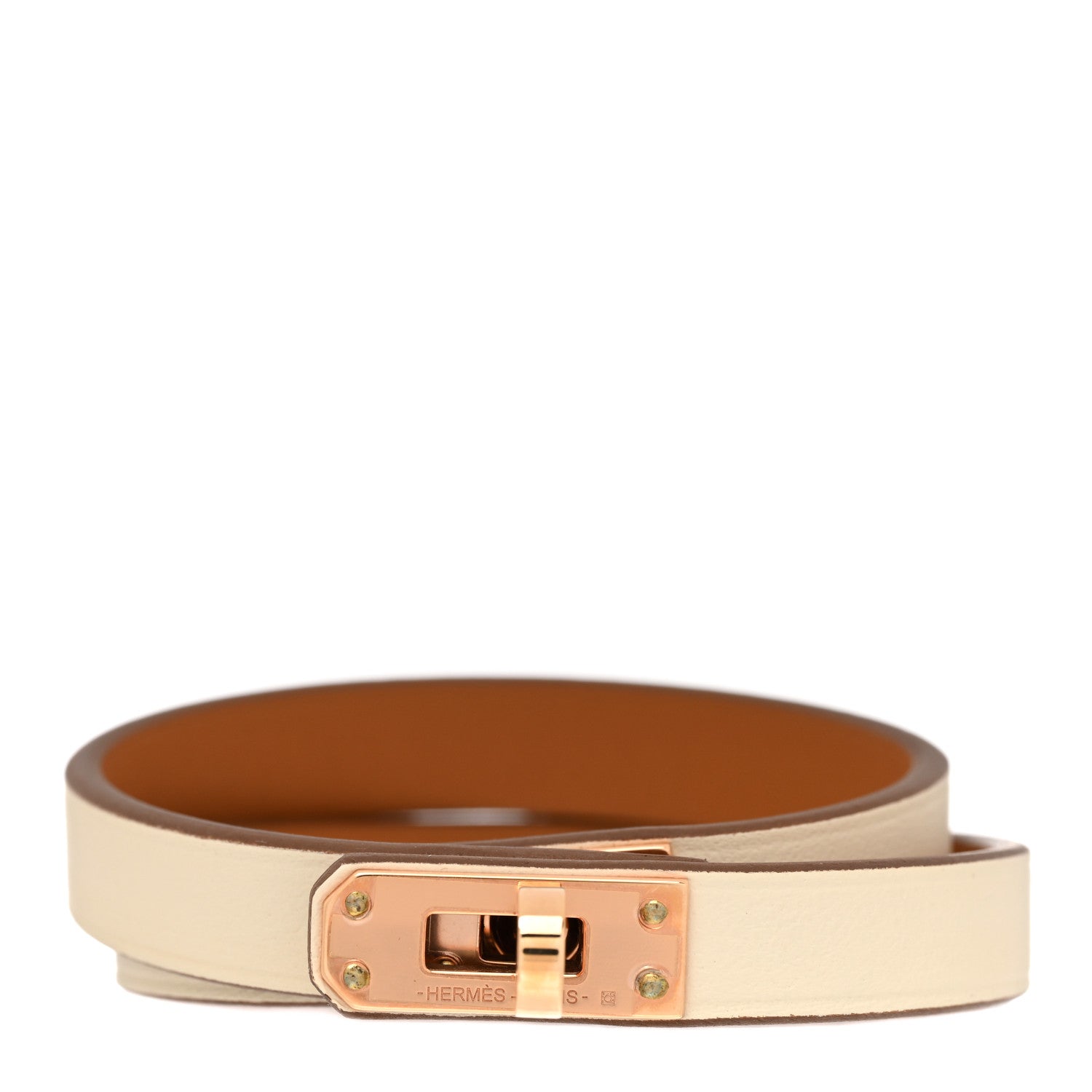 Hermes Swift Mini Kelly Double Tour Bracelet T2 Nata 1 of 6