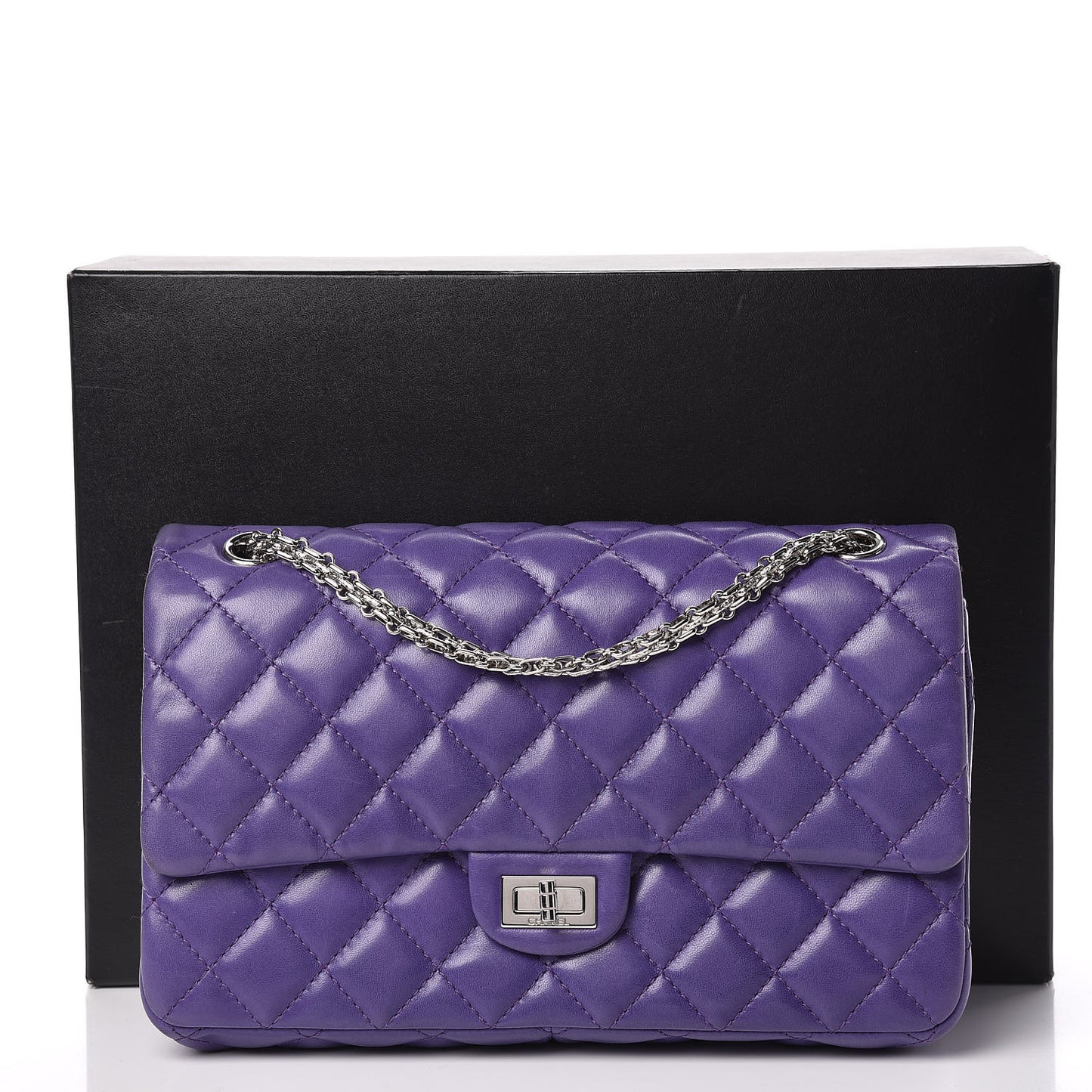 Lambskin Quilted 2.55 Reissue 226 Flap Purple