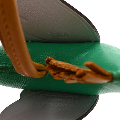 Hermes Milo Lambskin Grigri Rodeo Pegase Horse Bag Charm PM Menthe Sesame Bleu Brume 4 of 5