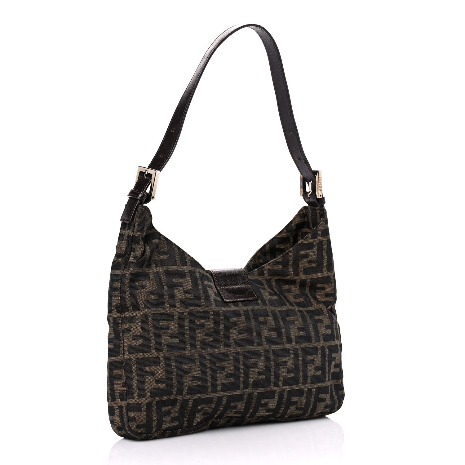 Fendi Zucca Shoulder Bag Brown 2 of 11
