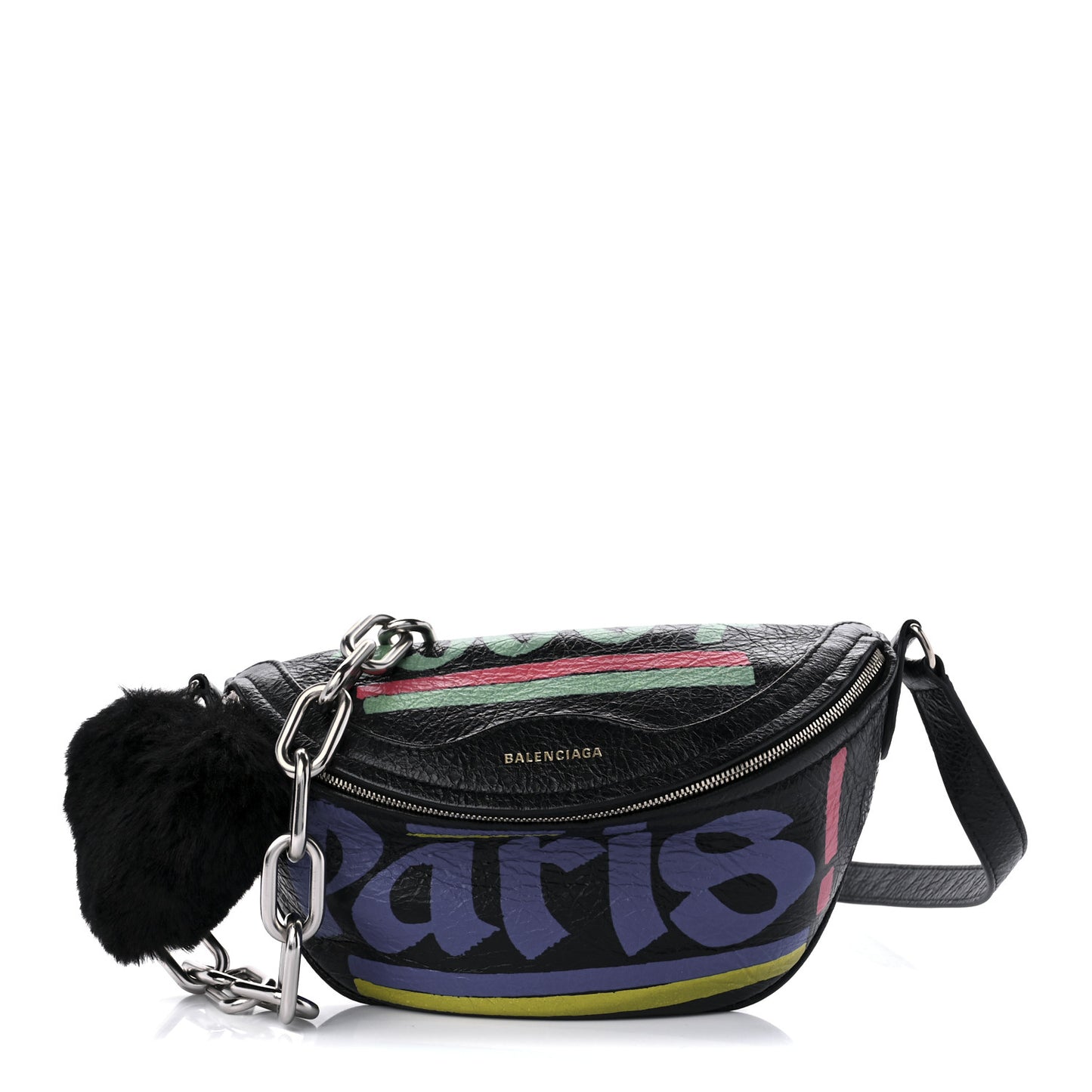 Agneau Arena Car Tag XXS Souvenir Belt Bag Black TBC