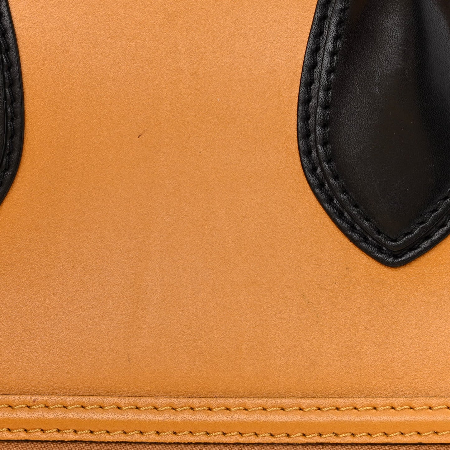 Smooth Calfskin Mini Luggage Amber