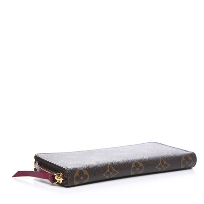 Louis Vuitton Monogram Clemence Wallet Fuchsia 3 of 7