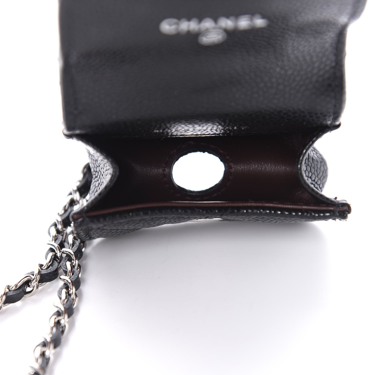 Chanel Caviar Quilted Airpods Pro Case Black 5 of 8