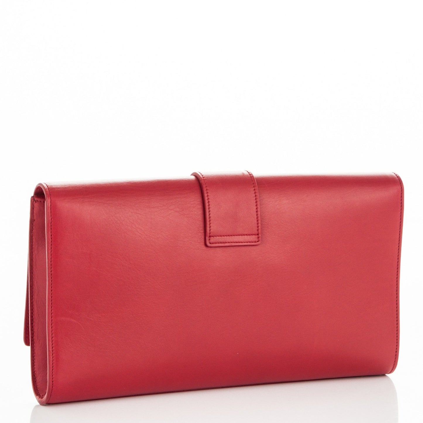 Calfskin Classic Y Ligne Clutch Red