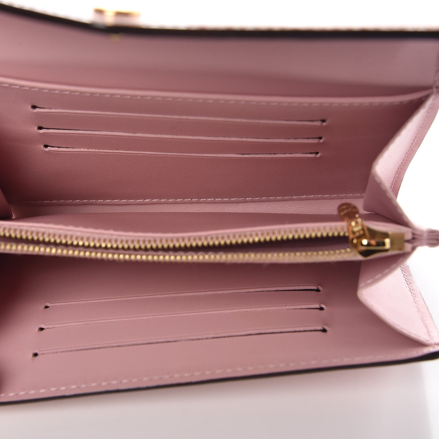 Louis Vuitton Vernis Sarah Compact Wallet Rose Ballerine 5 of 10