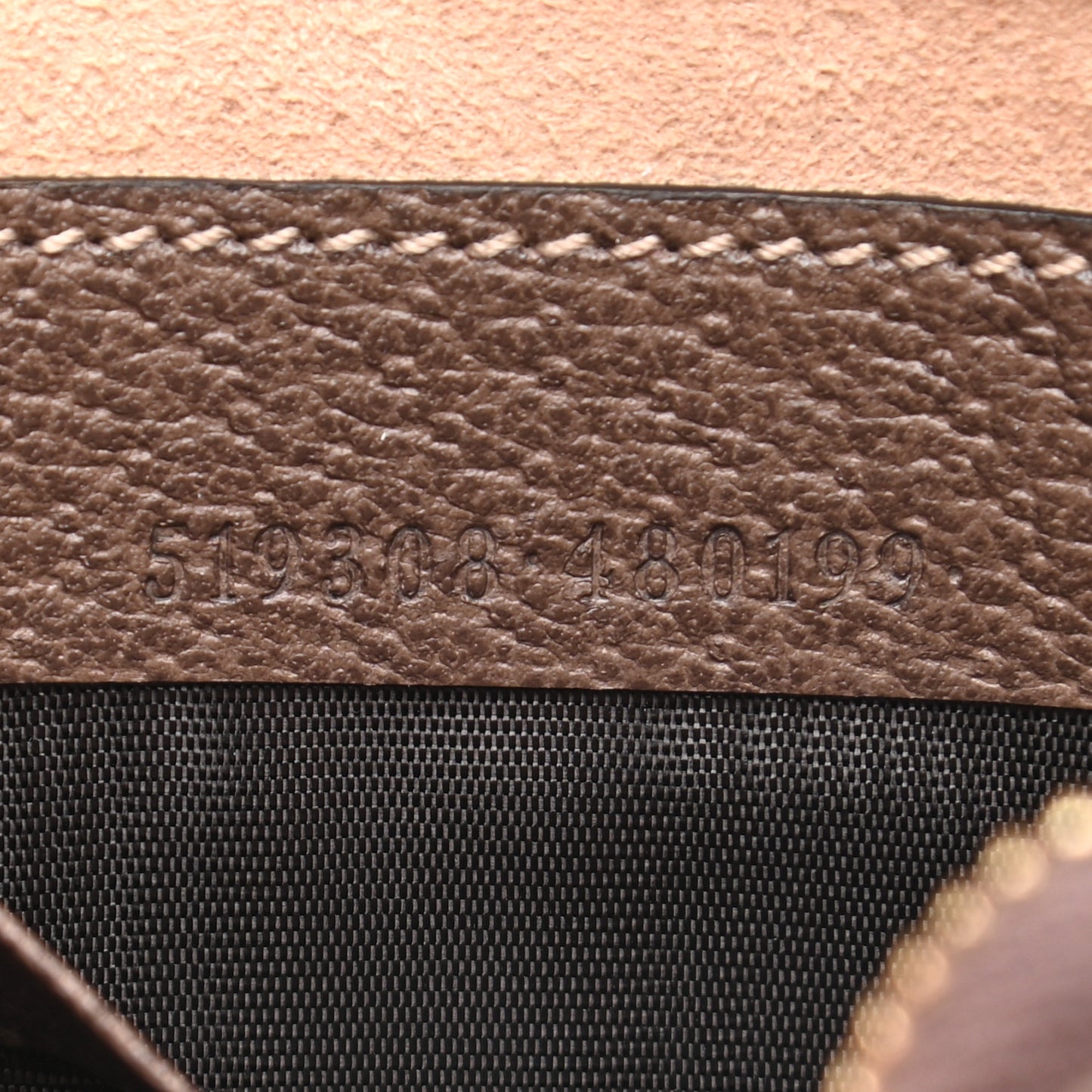 GG Supreme Monogram Ophidia Belted iPhone Case 95 38 Dark Brown
