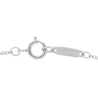 Tiffany Platinum Diamond .17ct Solitaire Pendant Necklace 5 of 5